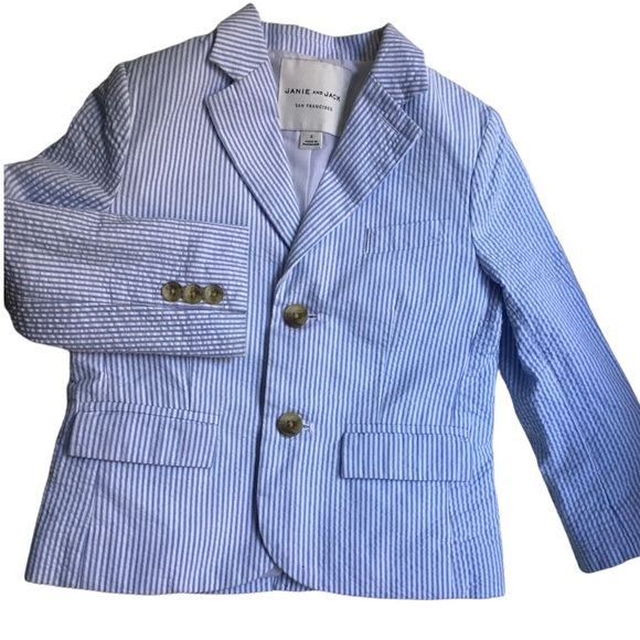 Janie and Jack Other - 🛍 SOLD 🛍 Janie and Jack Seersucker Stripe Blazer